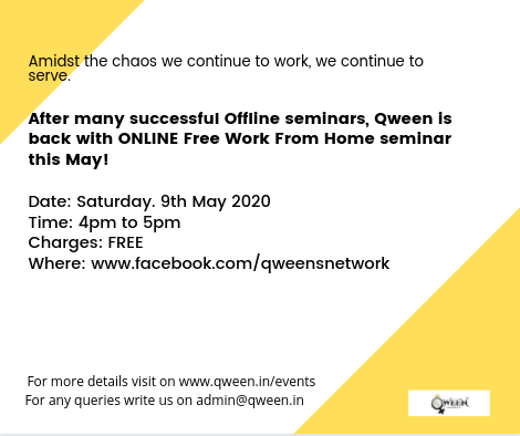 Event-Online Free Work From Home Seminar By Qween-Image